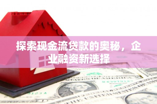 玉环探索现金流贷款的奥秘，企业融资新选择