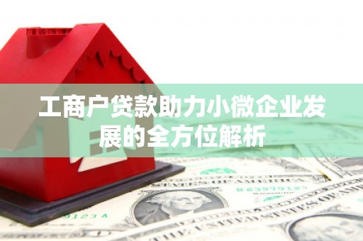 玉环工商户贷款助力小微企业发展的全方位解析