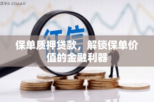 玉环保单质押贷款，解锁保单价值的金融利器