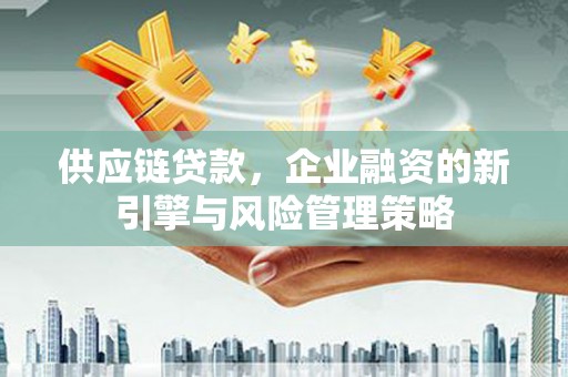 玉环供应链贷款，企业融资的新引擎与风险管理策略