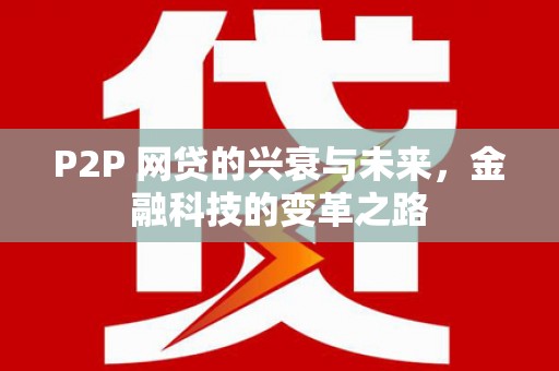 玉环P2P 网贷的兴衰与未来，金融科技的变革之路