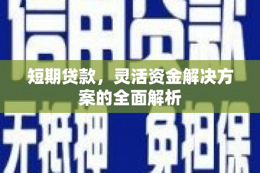玉环短期贷款，灵活资金解决方案的全面解析