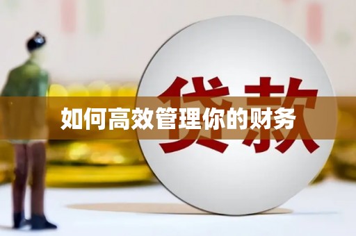 玉环如何高效管理你的财务