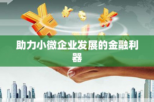 玉环助力小微企业发展的金融利器