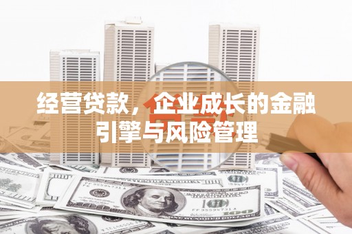 玉环经营贷款，企业成长的金融引擎与风险管理