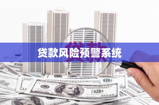 玉环贷款风险预警系统